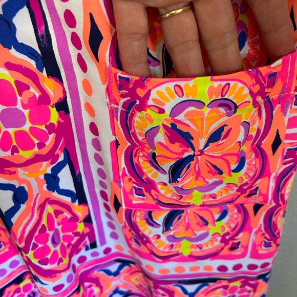 Lilly Pulitzer Carlotta Stretch Shift Pink Fusion - Picture 12 of 13